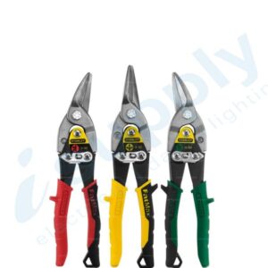 Stanley Aviation Snips Set 3 Piece Left Right Straight Cuts 14-559