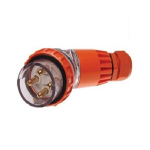 PULSET 3 Phase 4 Round Pin Angled Plug - 10Amp (IP/PLA3PH410)