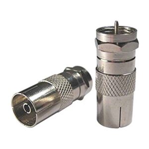 MATCHMASTER ADAPTOR 'F' MALE TO IEC (PAL) FEMALE (20 Pack) : 08MM-A3