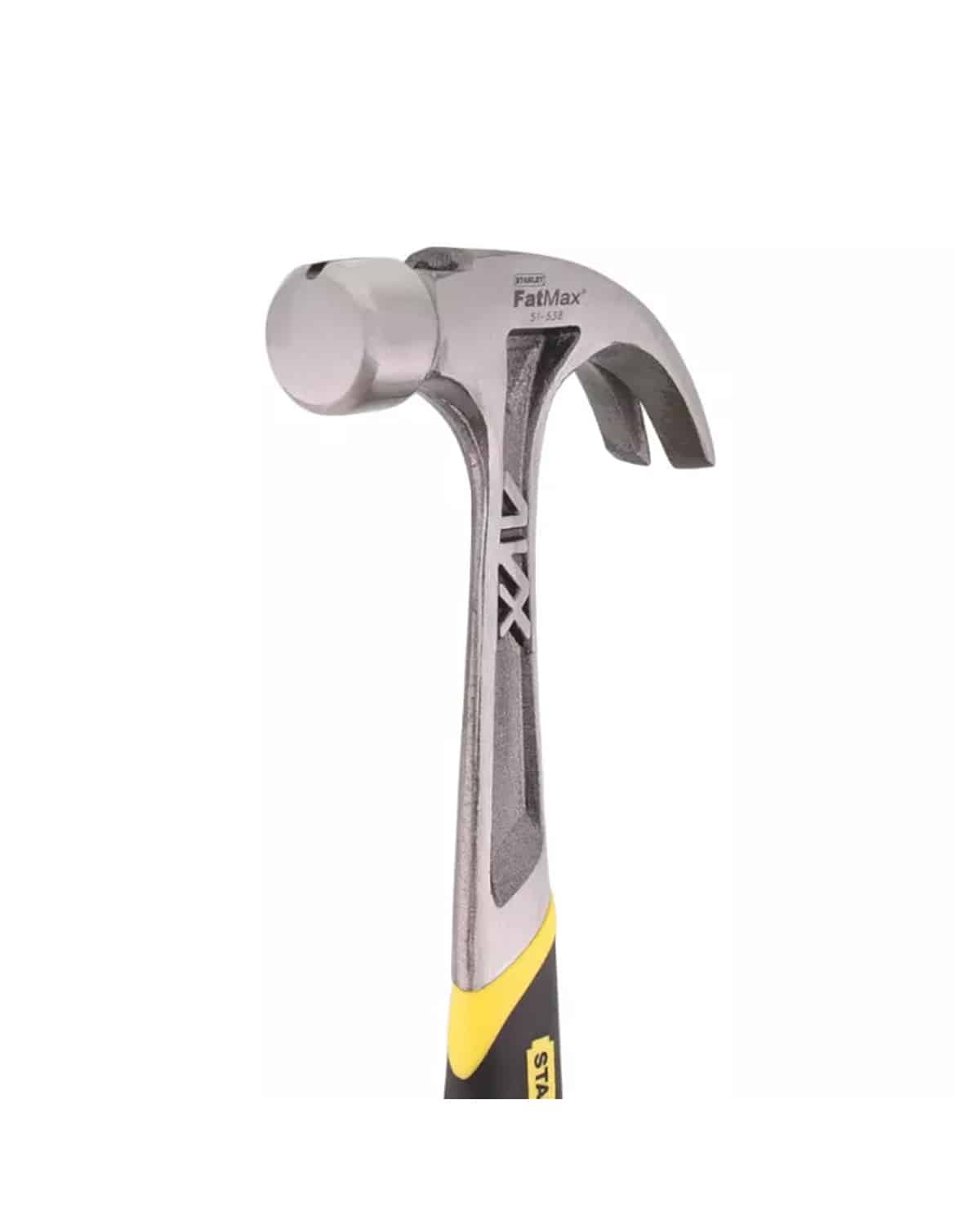 Stanley FatMax Antivibe All Steel Curved Claw Hammer 680g (24oz) 51-952 - Image 2