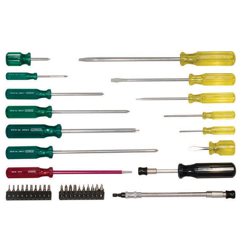 Stanley Screwdriver Set Acetate Handle 14 Piece 65-750 - Image 6