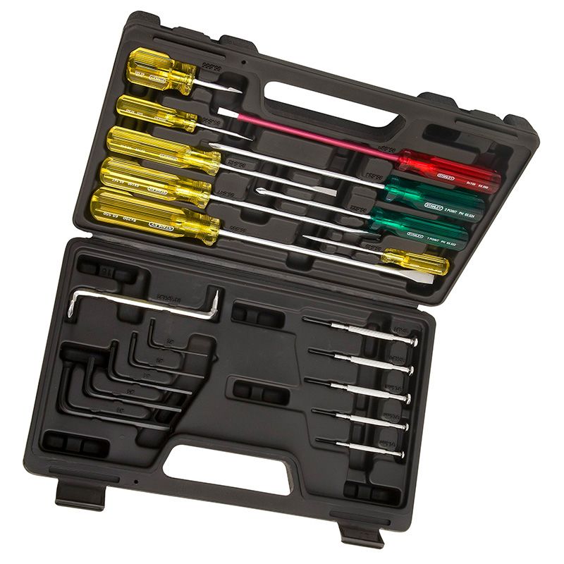 Stanley Screwdriver Set Acetate Handle 14 Piece 65-750 - Image 4