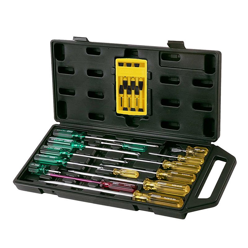 Stanley Screwdriver Set Acetate Handle 14 Piece 65-750