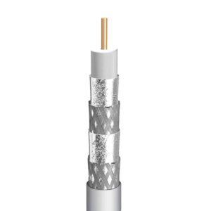 MATCHMASTER RG6 Quad-shield Cable White 305M Reel  06MM-E6QWH