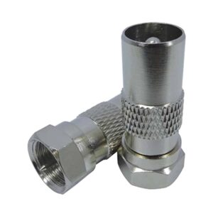 MATCHMASTER ADAPTOR 'F' MALE TO IEC (PAL) MALE (20 Pack) : 08MM-A1