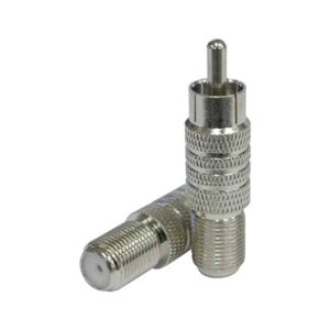 MATCHMASTER ADAPTOR 'F' FEMALE TO RCA MALE (10 Pack) : 08MM-A6