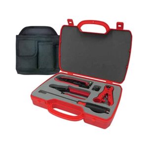 MATCHMASTER Professional Coaxial Cable Compression Tool Kit  08MM-COMPKIT