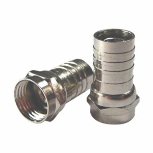 MATCHMASTER CONNECTOR RG59 CRIMP ON 'F' TYPE (100 Pack) : 08MM-F59M