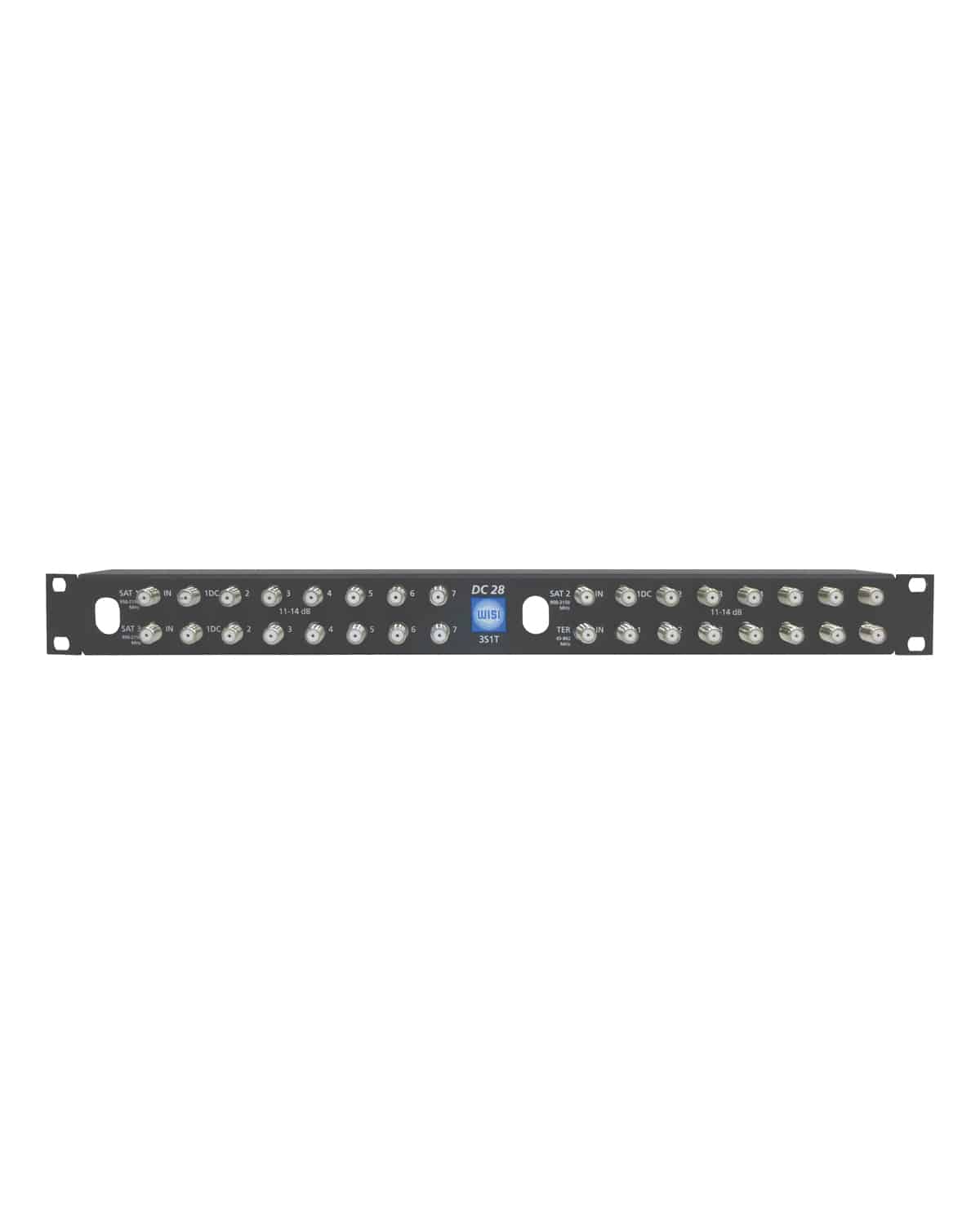 MATCHMASTER COMBINATION SPLITTER 28 PORT 21 SAT DC PASSING & TERR 4 INPUT : 14MM-DC28W-3S1T
