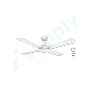 Martec Ceiling Fan DC 1300mm White Fan with Motor & Remote DLDC134WR