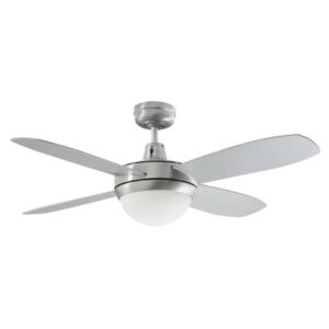 Martec Ceiling Fan 1067mm Brushed Aluminium Dimmable Aluminium / Tri-Colour DLS1043B