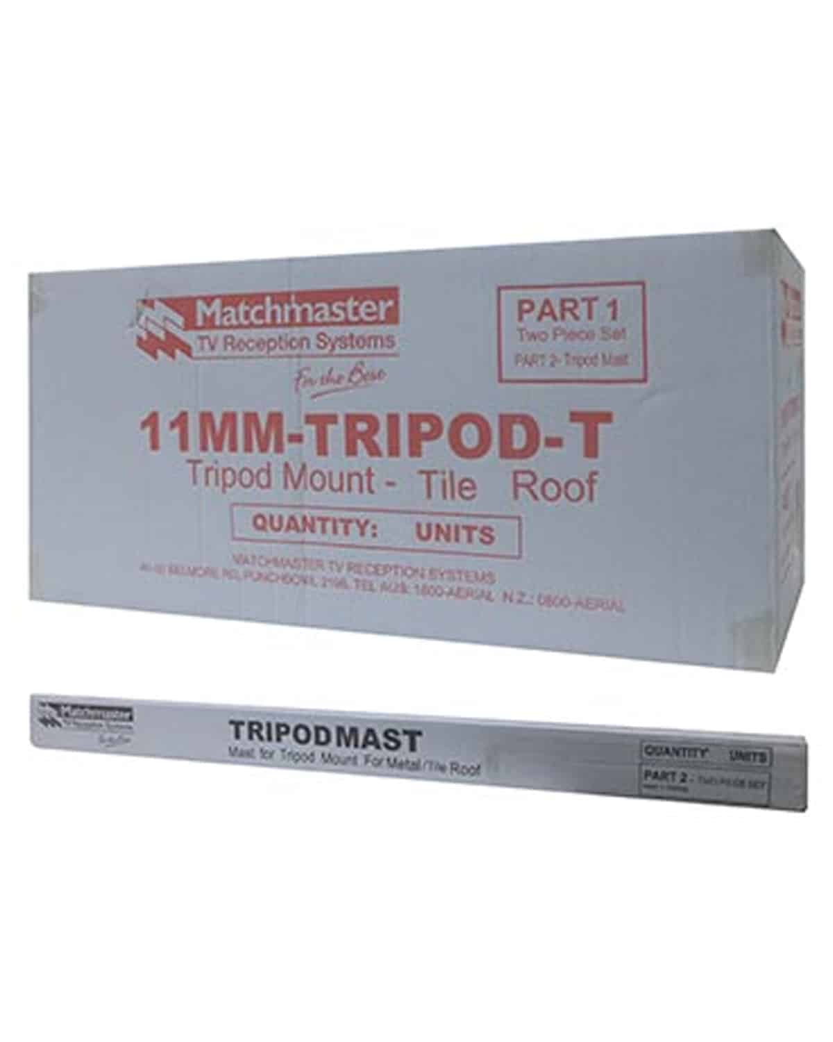 MATCHMASTER MOUNT TRIPOD FOR TILE ROOF : 11MM-TRIPOD-T - Image 2