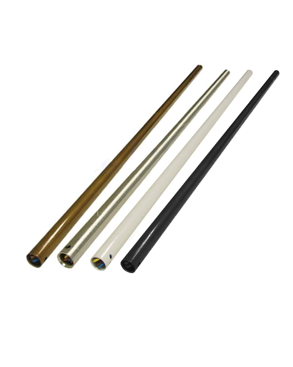Martec Downrod Alpha 1800mm Antique Brass Inc Loom DRFS72A