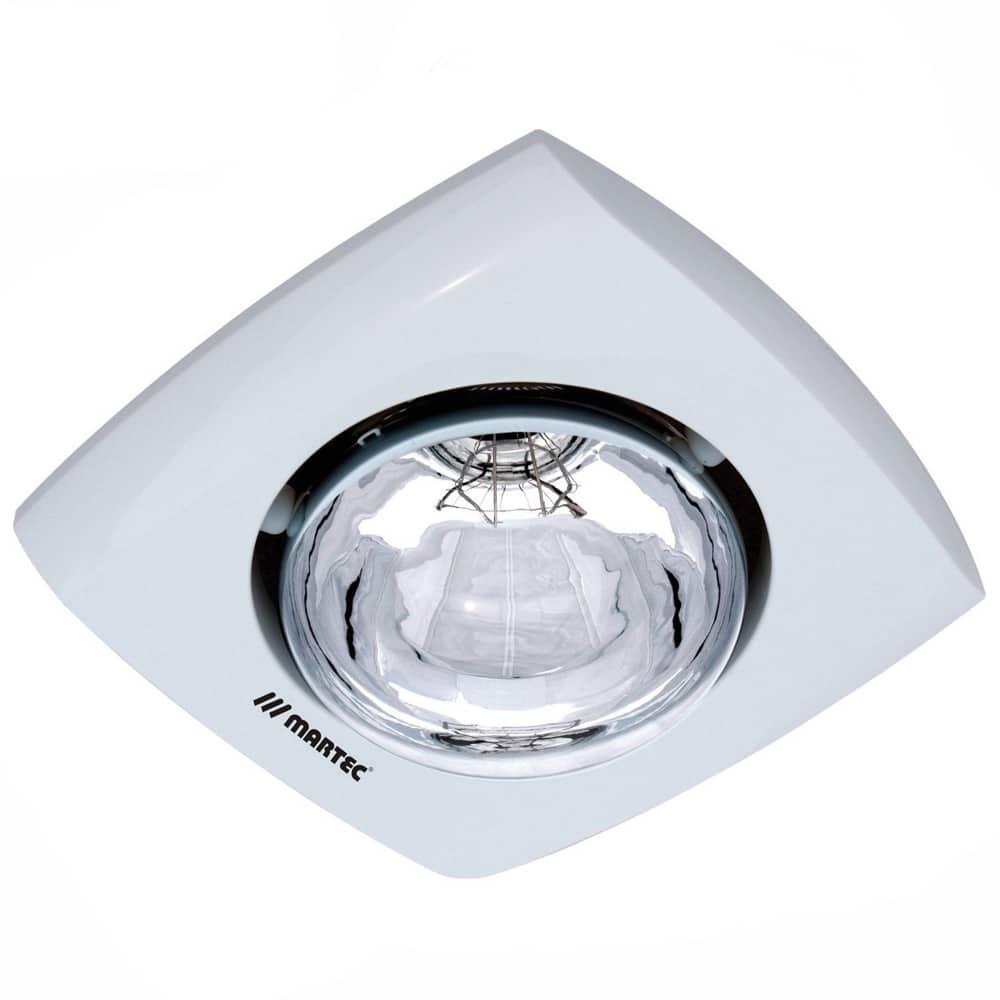 Martec Contour Single Heat Ceiling Mount Unit Only White MBHC1LW