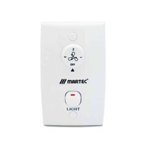 Martec Lifestyle 3 Speed Wall Control with Light Switch MWALLC