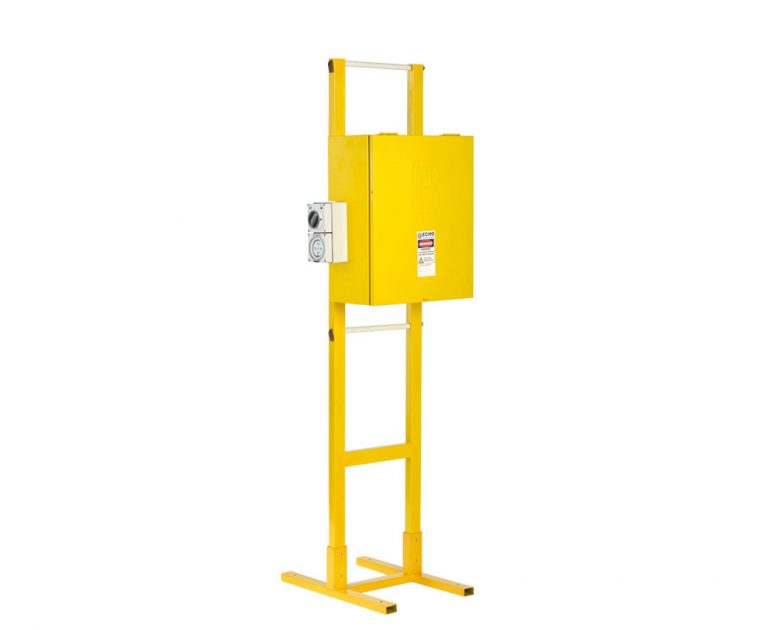 40 amp Three Phase Portable Temporary Meter Box 445W x 1840H x 680D BEP40A3PWSTAND