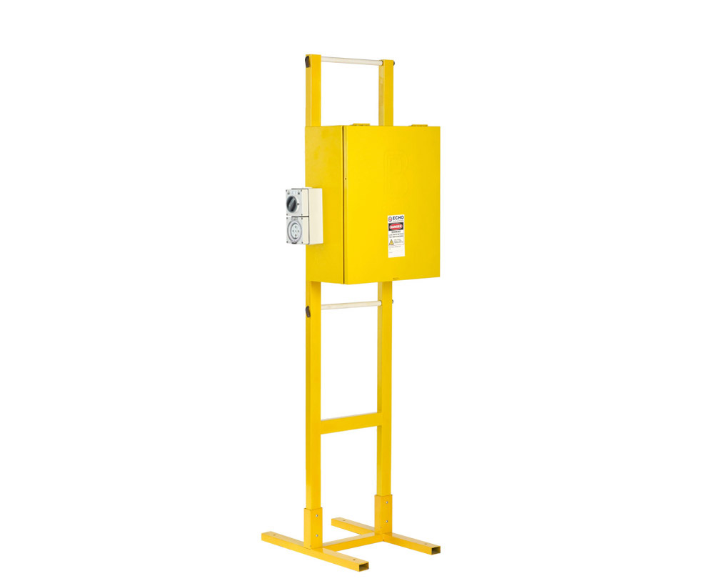40 amp Three Phase Portable Temporary Meter Box 445W x 1840H x 680D BEP40A3PWSTAND