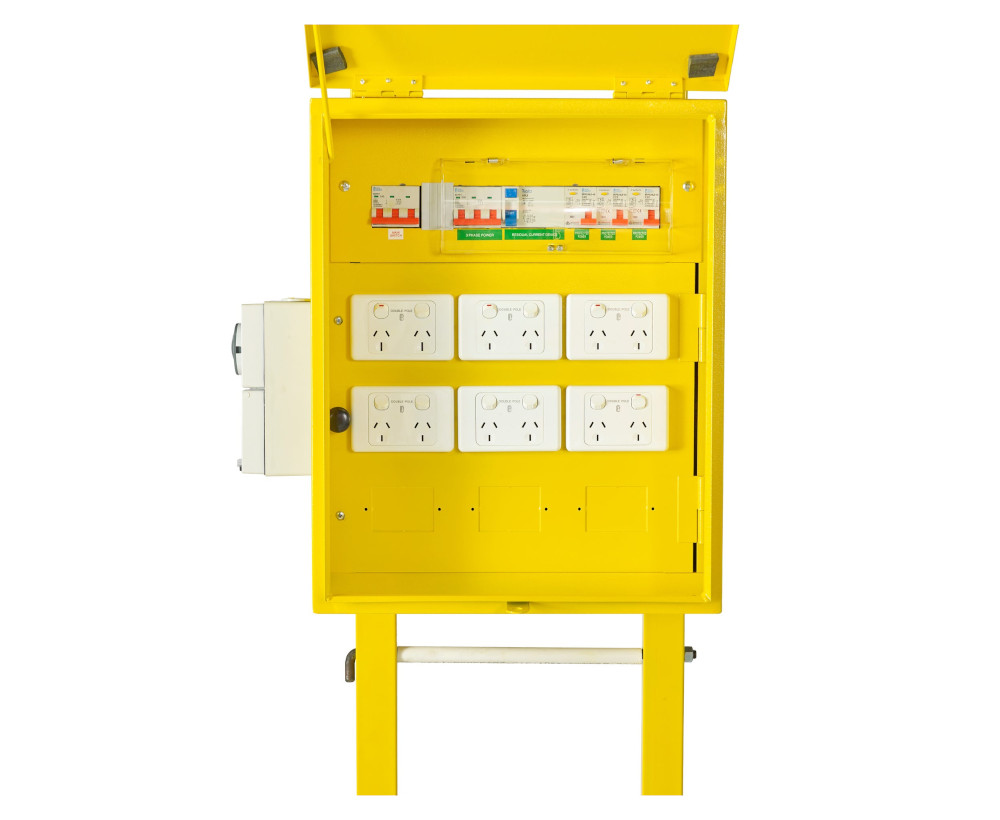 40 Amp Single Phase Temporary Meter box 445W x 1840H x 680D BEP40A1PWSTAND