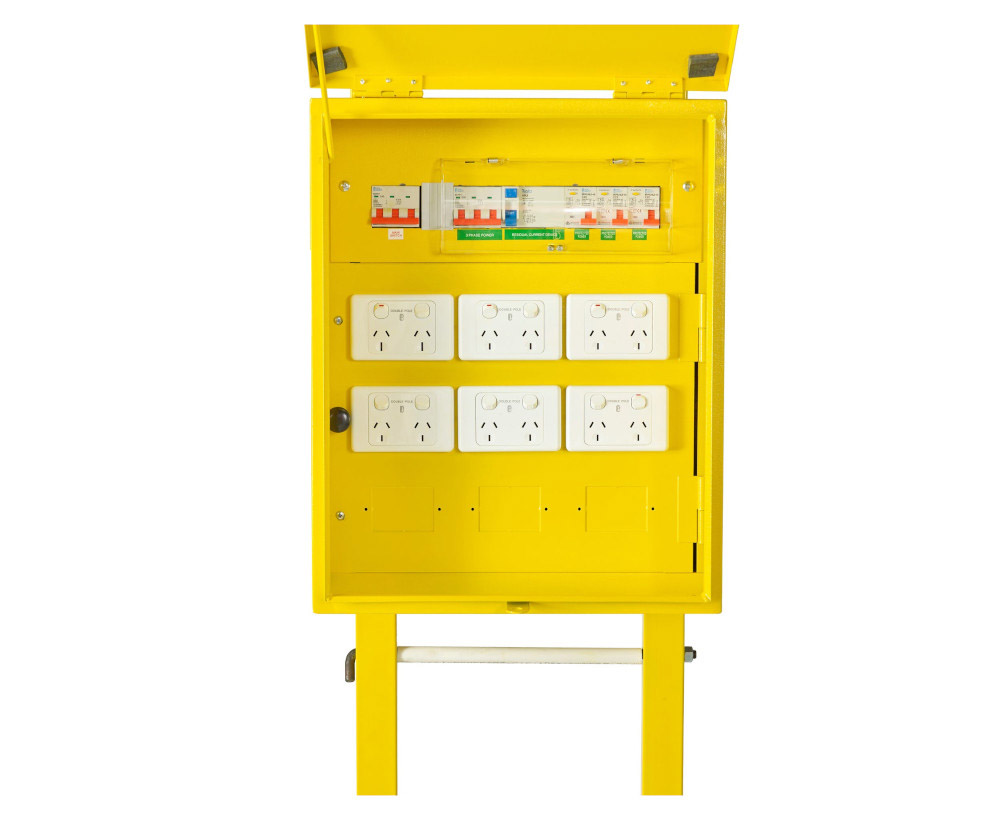 40 Amp Single Phase Temporary Meter box 445W x 1840H x 680D BEP40A1PWSTAND