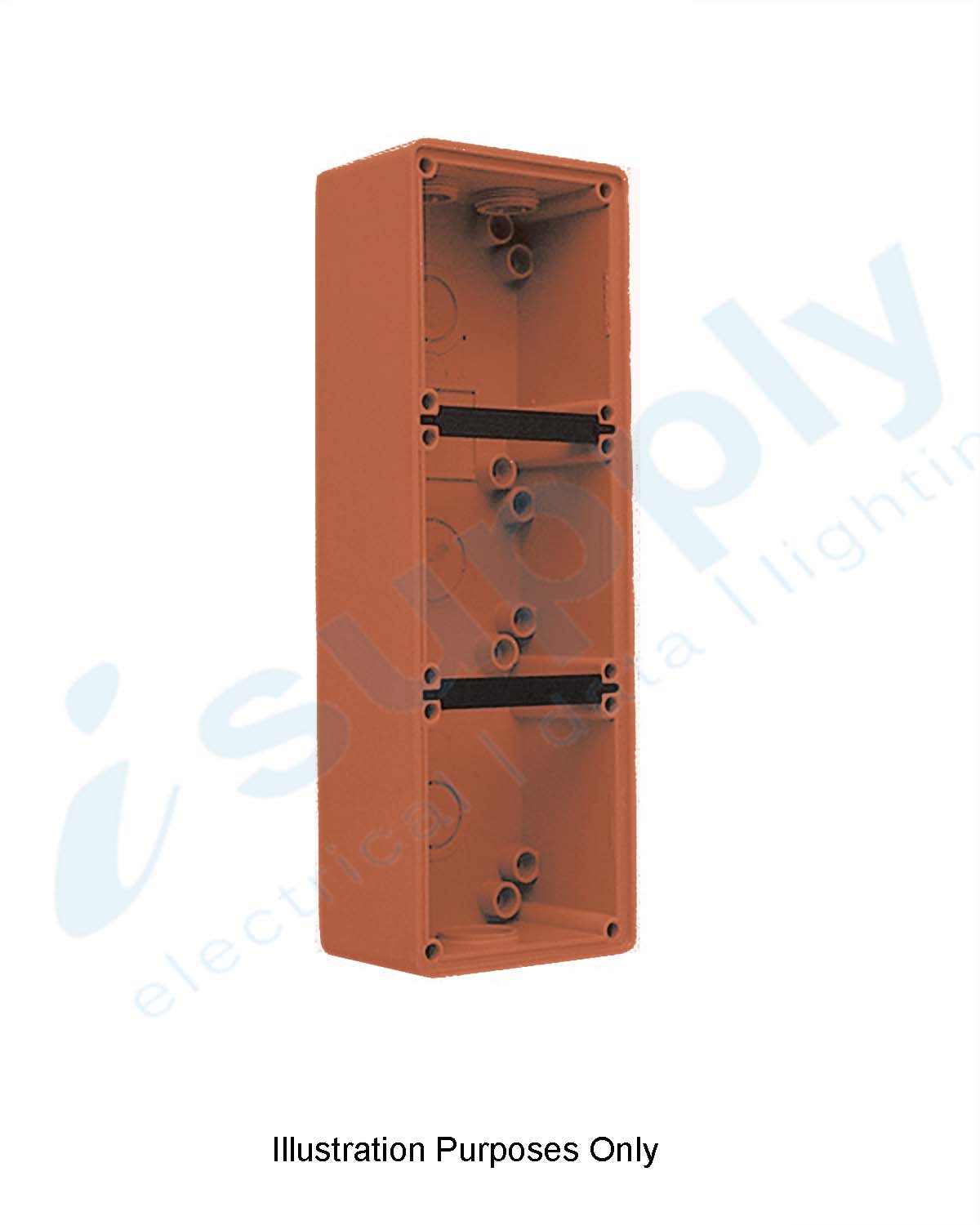PULSET 3 Way/Gang Deep Mounting Enclosure - RO (IP/G3E/RO)