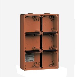 PULSETS 6 Way/Gang Deep Mounting Enclosure - RO (IP/G6E/RO)
