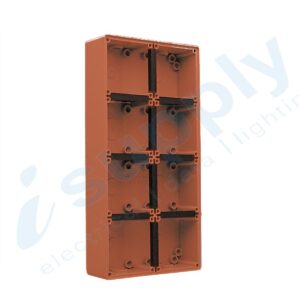 PULSET 8 Way/Gang Deep Mounting Enclosure - RO (IP/G6E/RO)