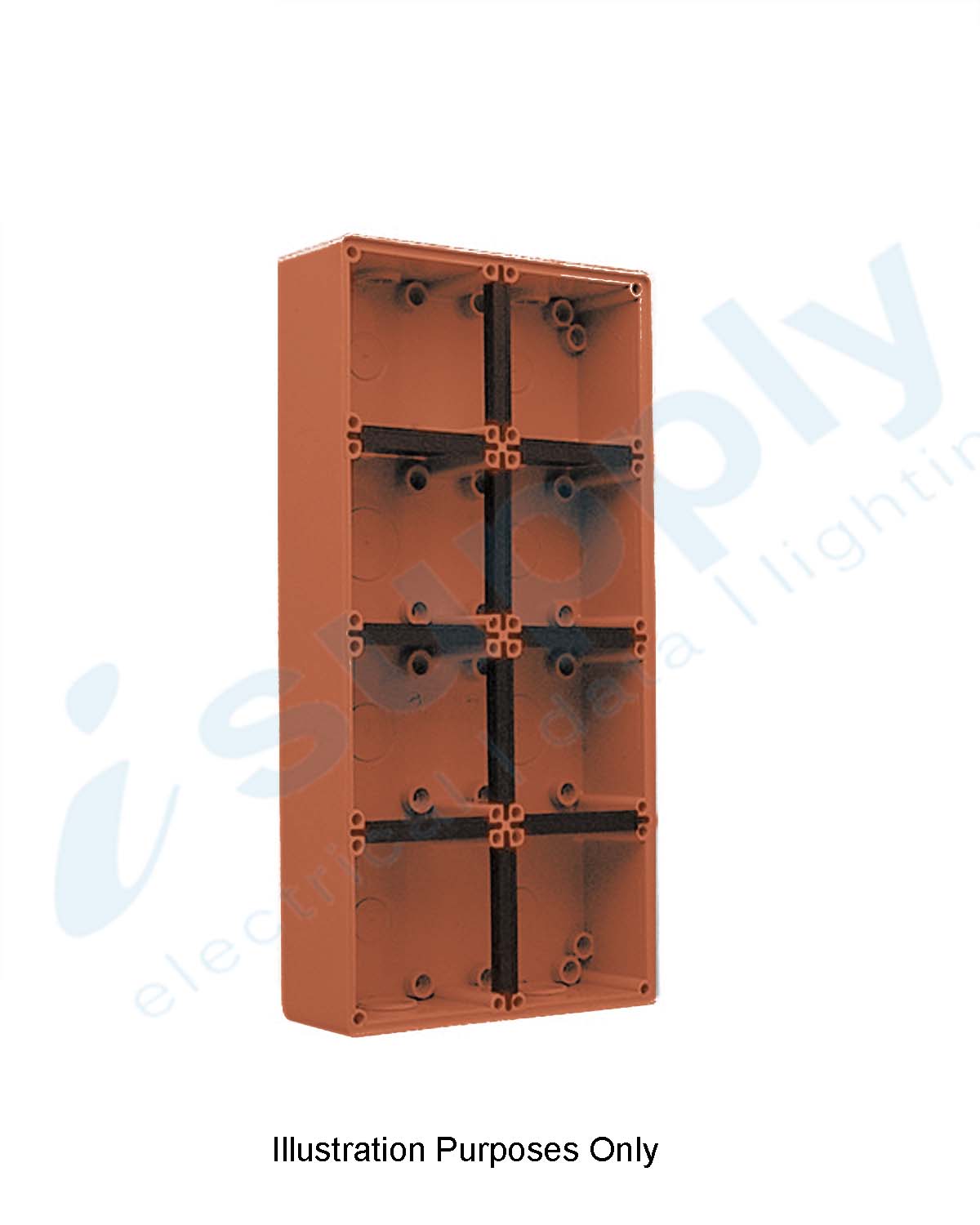 PULSET 8 Way/Gang Deep Mounting Enclosure - RO (IP/G6E/RO)