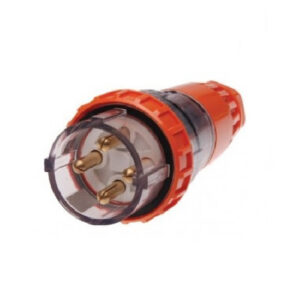 PULSET 3 Phase 4 Round Pin Straight Plug - 10Amp (IP/PLS3PH410)