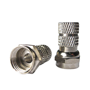 MATCHMASTER RG59 QUAD CONNECTOR TWIST ON (2PK) : DA-F59TH2