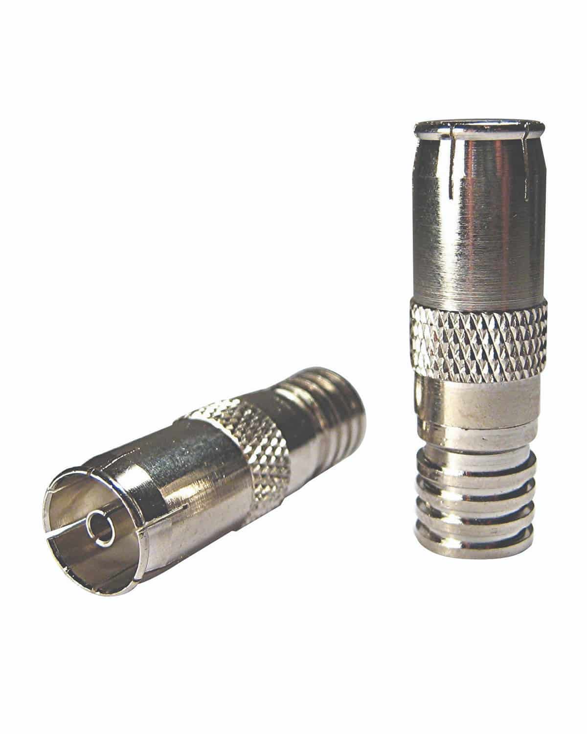 MATCHMASTER CONNECTOR RG6 IEC FEMALE HANG SELL 10PK : DA-P4H