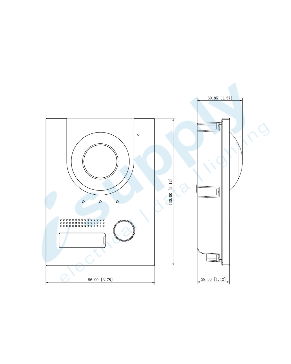 VIP Vision Residential PoE IP Intercom Door Station INTIPRDSG - Image 3