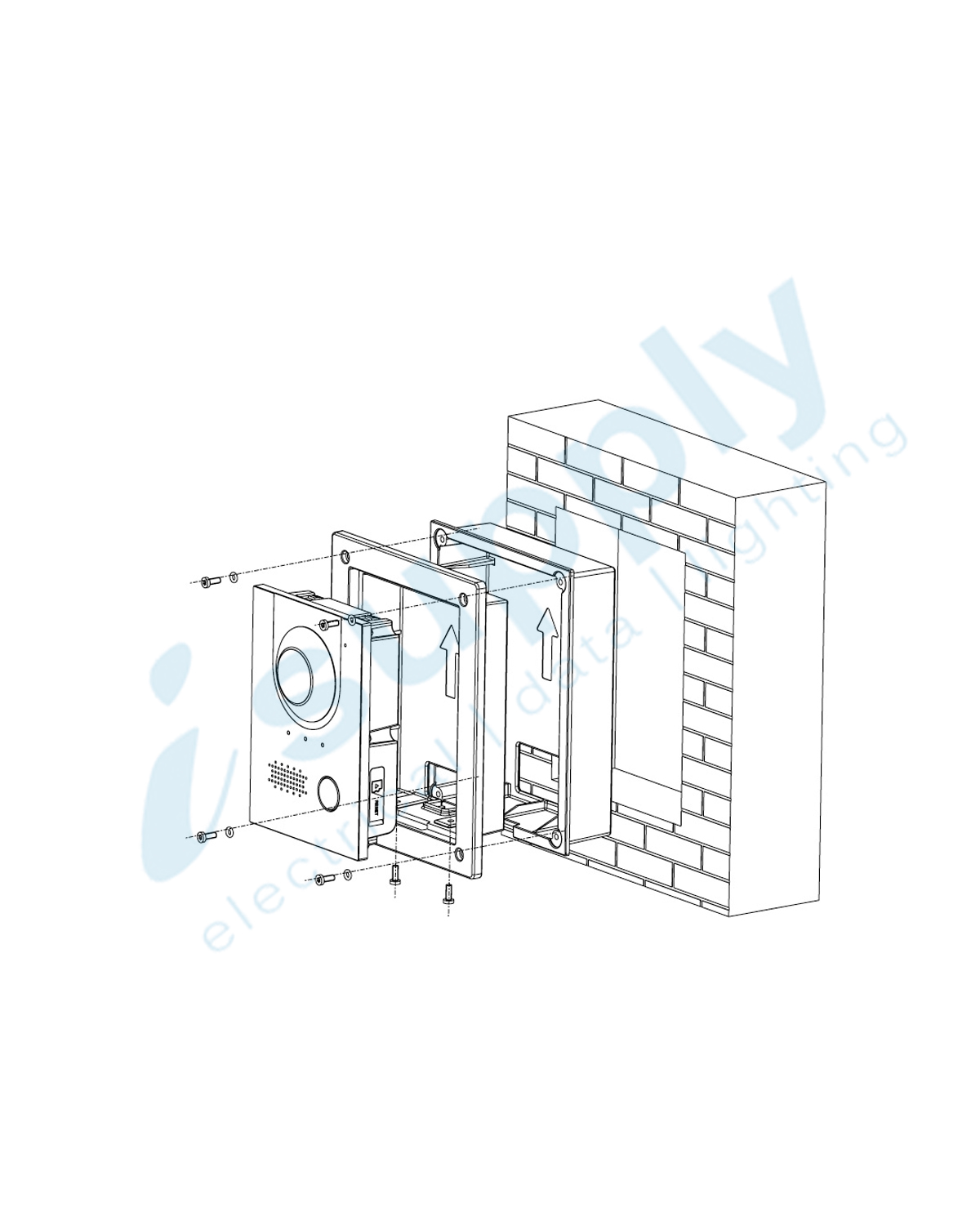 VIP Vision Residential PoE IP Intercom Door Station INTIPRDSG - Image 4