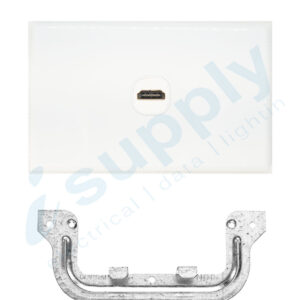 1 Port Gang Wall Plate Wallplate Clipsal Style HDMI v1.4 Home Theatre A/V Insert