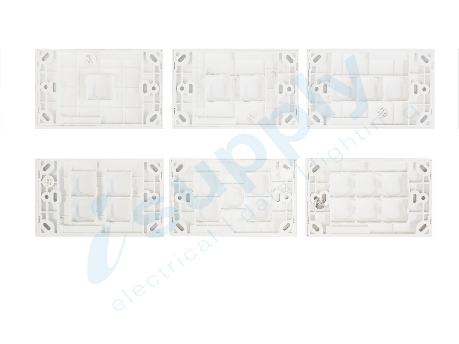 DEXTON 1 Gang Slim 5mm Plate White DXSW1/P - Image 2