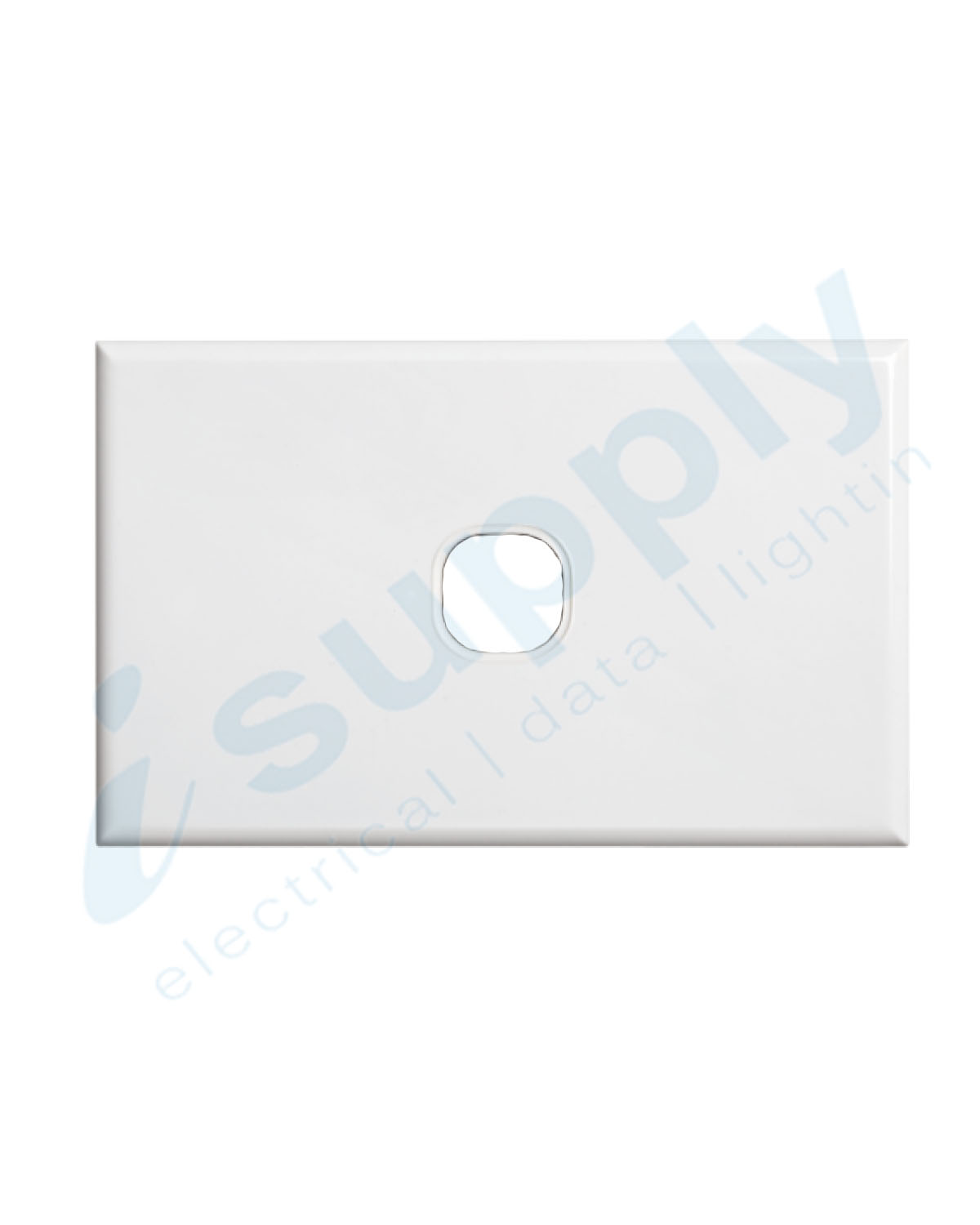 DEXTON 1 Gang Slim 5mm Plate White DXSW1/P