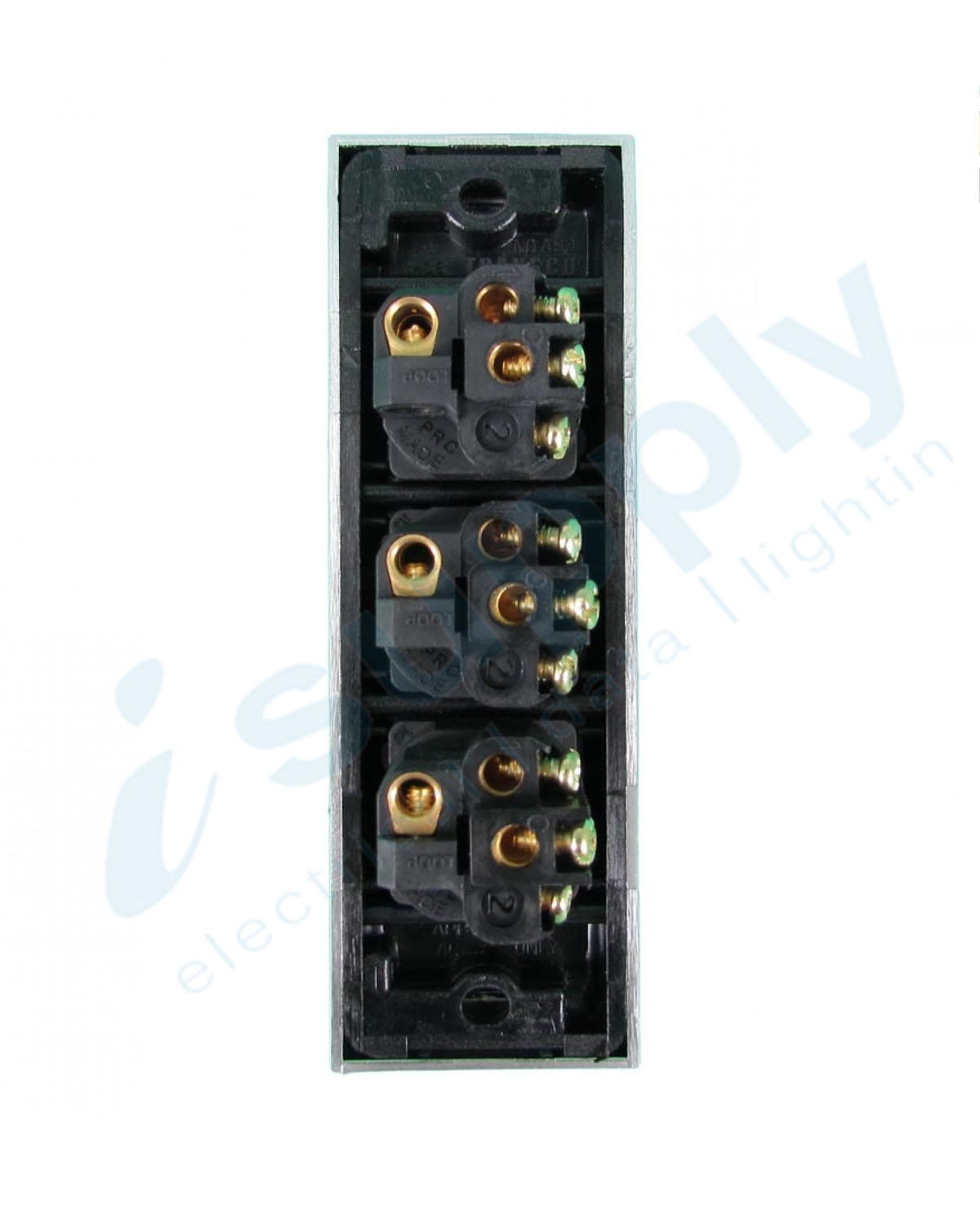 Transco 3 Gang / Triple Architrave Switch LIGHT FAN HEAT – AS3/LFH - Image 2