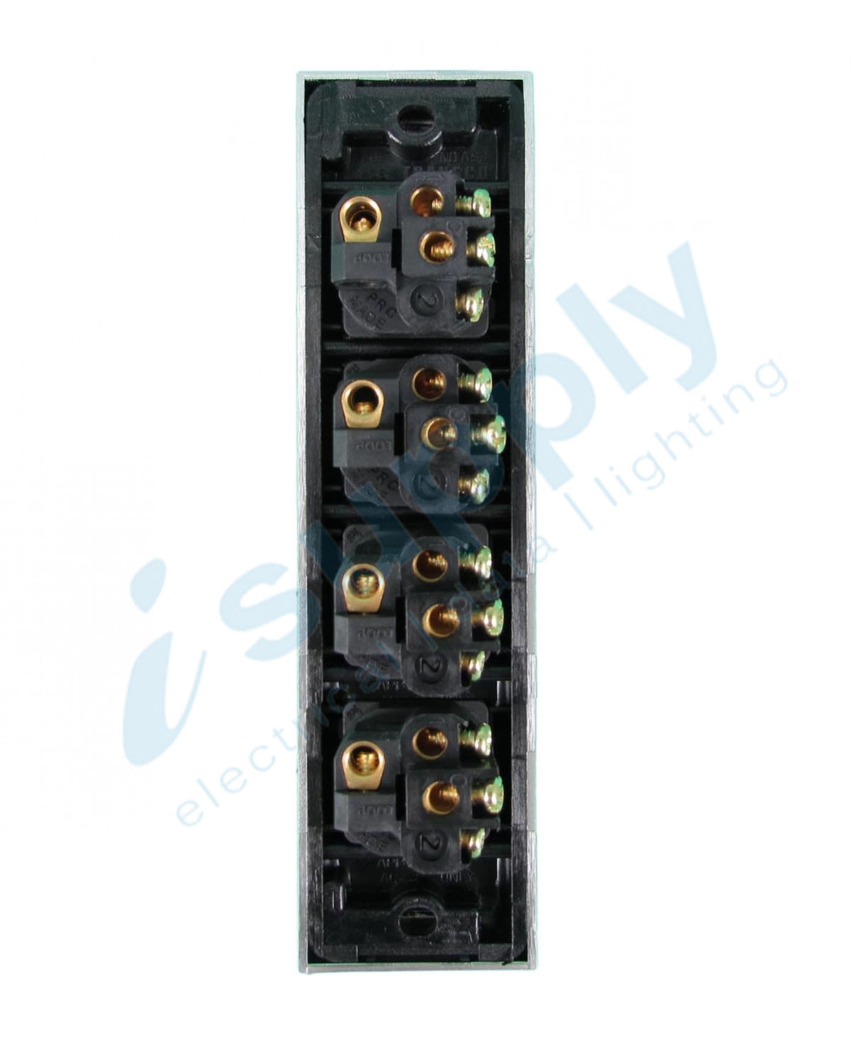 Transco 4 Gang / Triple Architrave Switch LIGHT FAN HEAT – AS4/LFH - Image 2