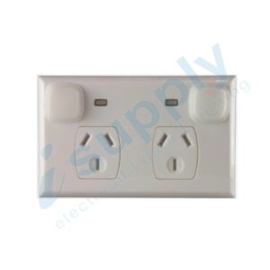Transco Weatherproof DOUBLE POLE GPO Power Point IP65 Rated P2DWSO