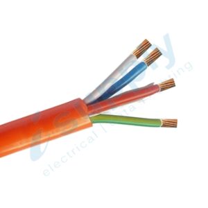 10 mtre x 1.5mm 3 Core and Earth Orange Circular BUY PER 10 METRE !!!