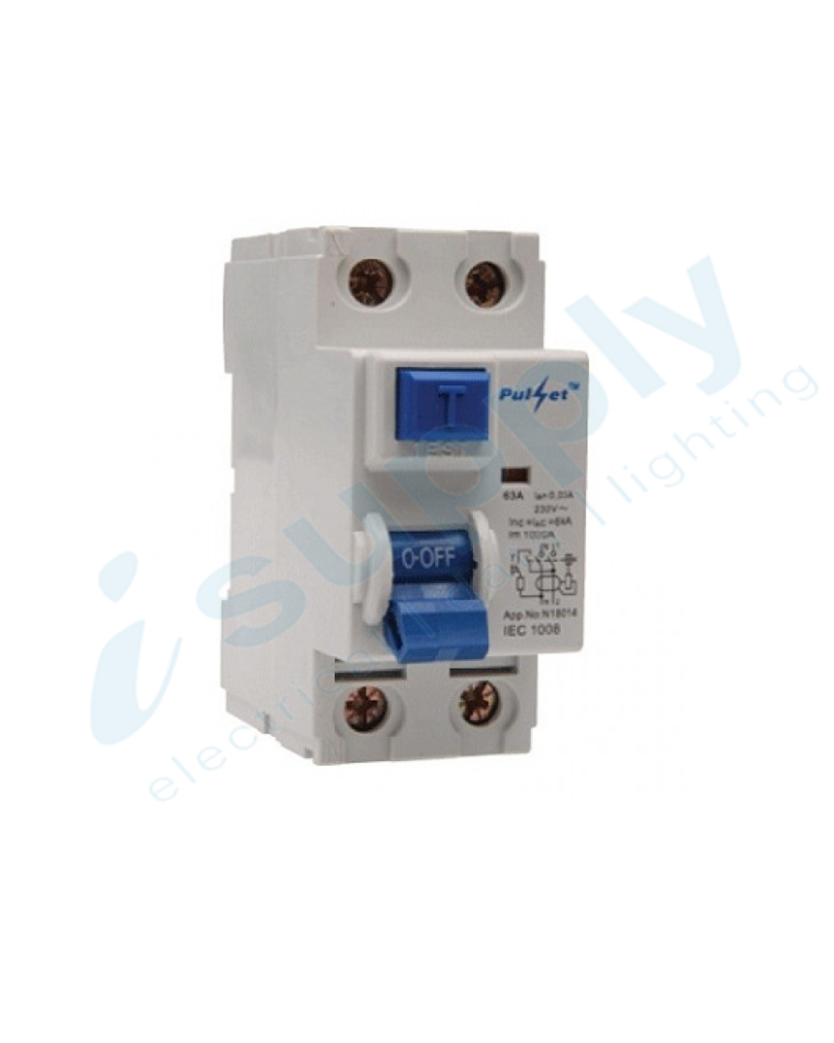 COMPLETE 4 pole 16 amp RCBO 2 Pole Way Switchboard Din Rail Surface Mount