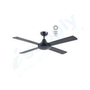 Martec Link 48″ DC Ceiling Fan Remote Control Matt Black FSLDC124MR