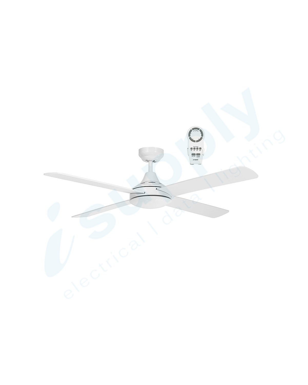 Martec Link 48″ DC Ceiling Fan Remote Control 15w LED Tricolour White FSLDC1243WR