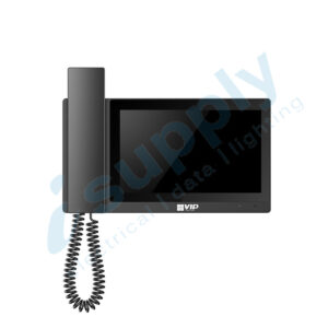 VIP Vision Residential IP Intercom Monitor with Handset (Black) INTIPMONDBH2