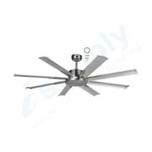 Martec Albatross Mini 65" DC Ceiling Fan Brushed Nickel -MAF168BR