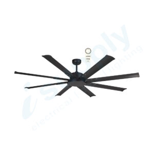 Martec Albatross Mini 65" DC Ceiling Fan Matt Black -MAF168MR