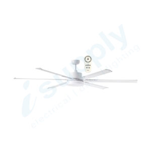Martec Albatross 72″ DC Ceiling Fan With Dimmable 24W LED Tricolour White – MAFML3WR + MAF210W