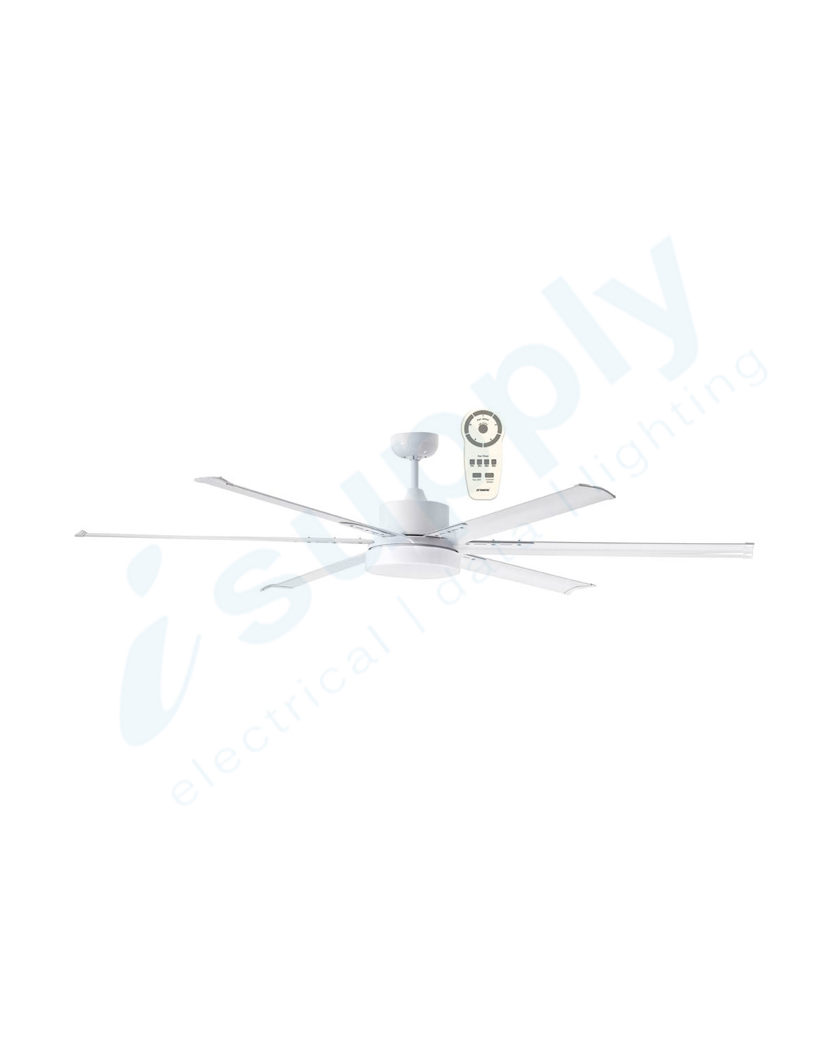 Martec Albatross 72″ DC Ceiling Fan With Dimmable 24W LED Tricolour White – MAFML3WR + MAF210W