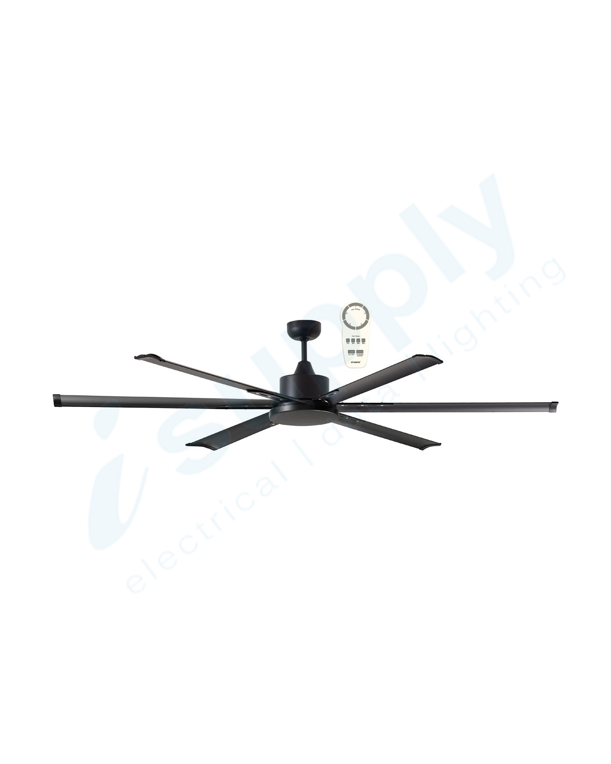 Martec Albatross 72" DC Ceiling Fan Matt Black - MAFMMR + MAF180M