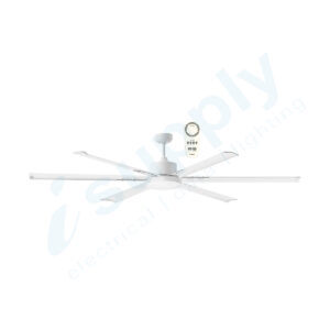 Martec Albatross 72" DC Ceiling Fan White - MAFMWR + MAF180W