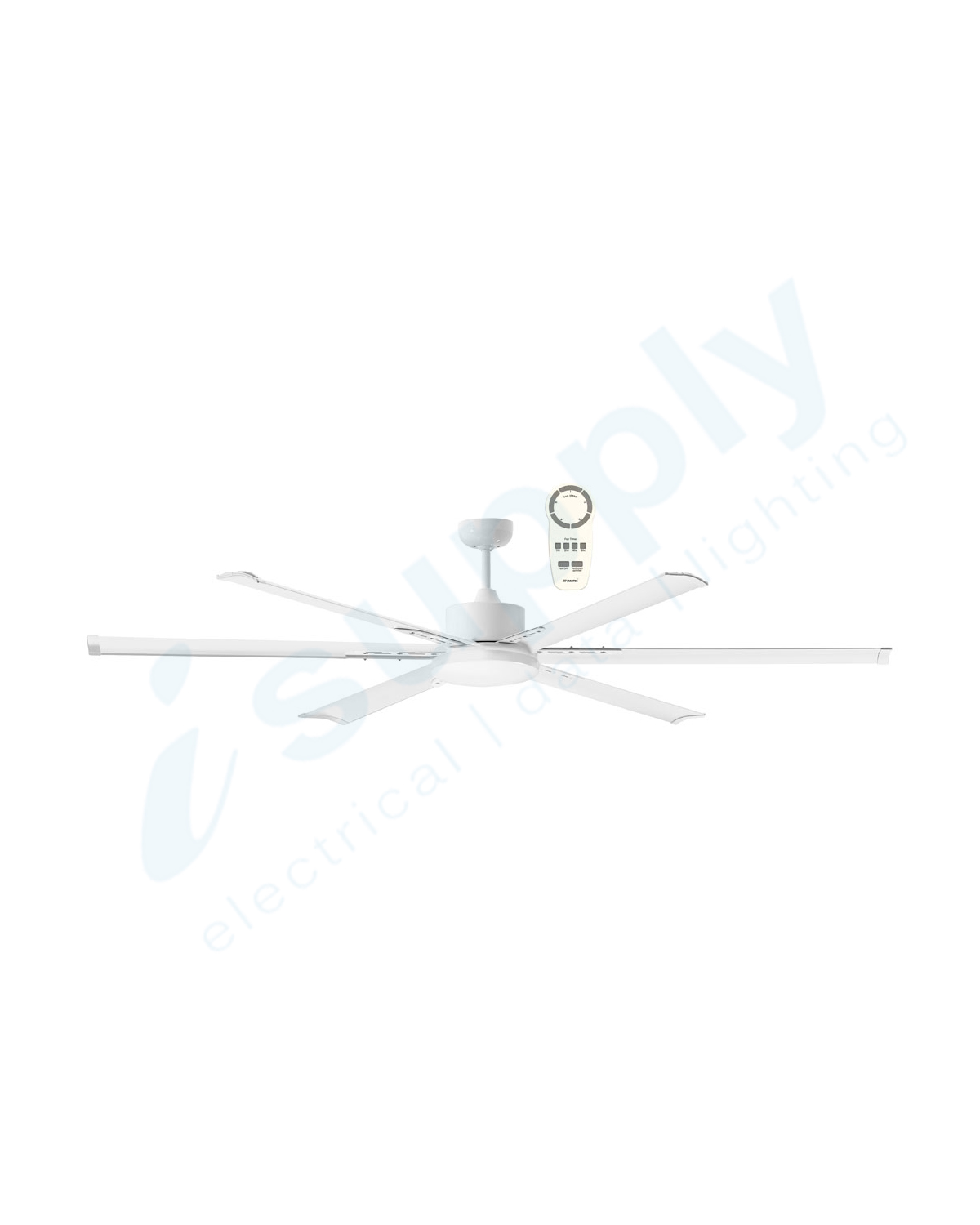 Martec Albatross 72" DC Ceiling Fan White - MAFMWR + MAF180W